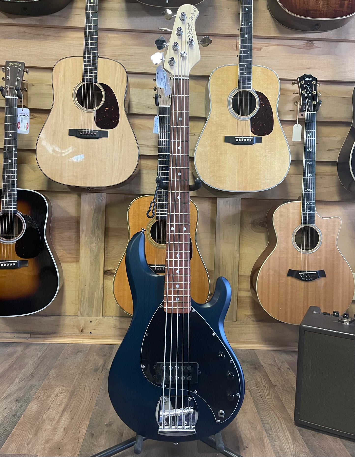 Sterling By Music Man StingRay RAY5 Bass Guitar - Trans Blue Satin (NEW)