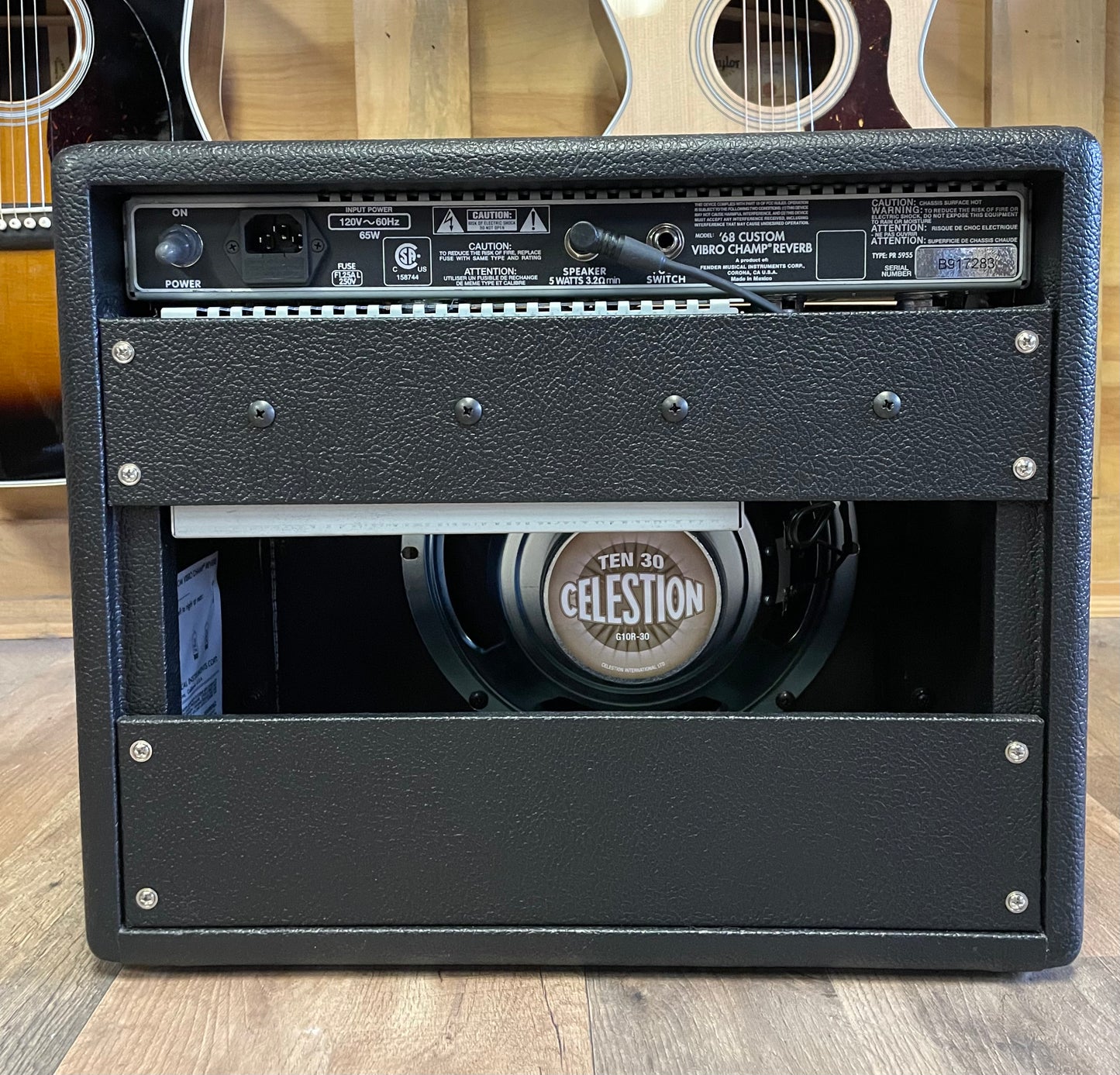 Fender '68 Custom Vibro Champ Reverb 1x10" 5-watt Tube Combo Amp (NEW)