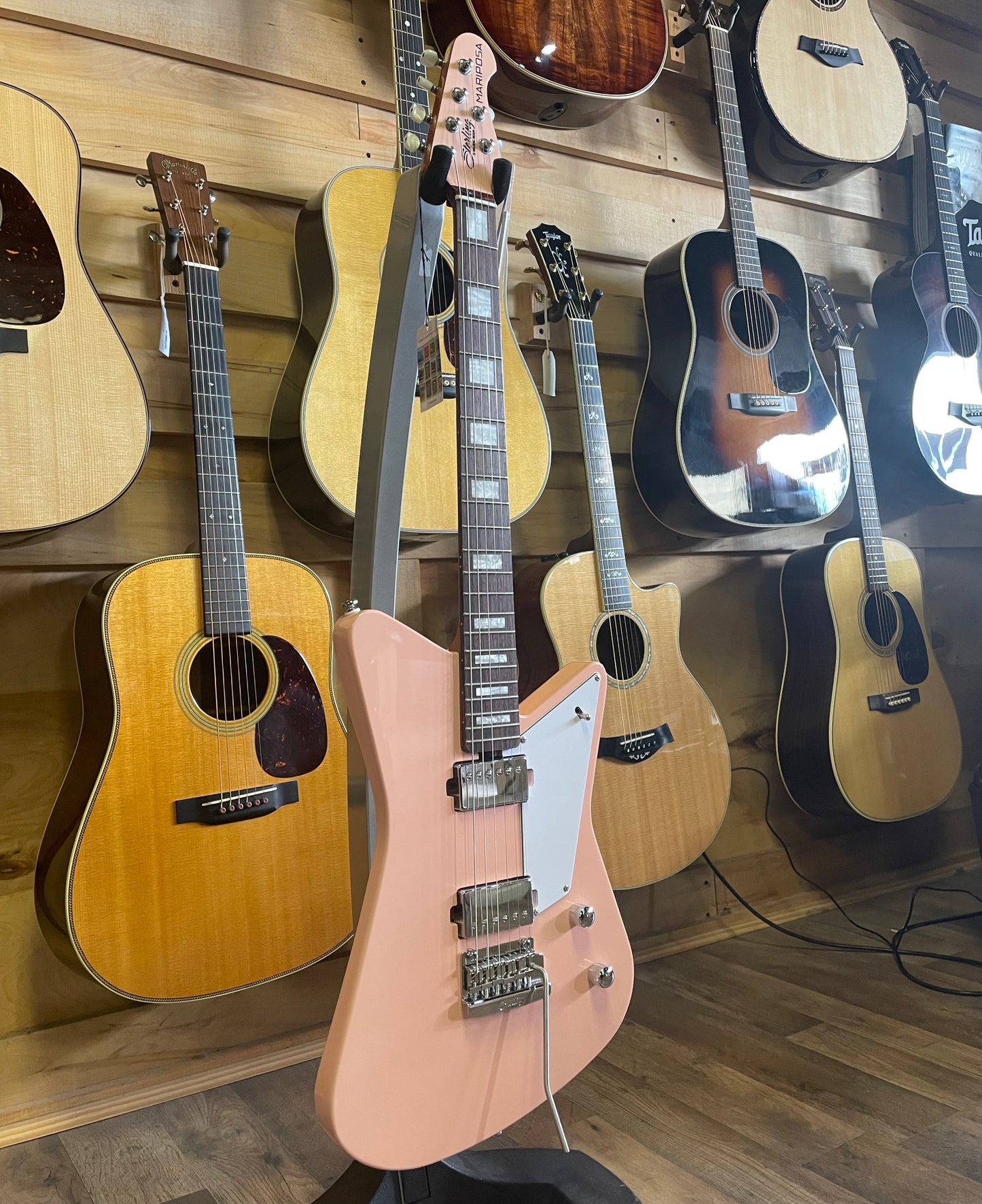 Sterling By Music Man Mariposa Electric Guitar - Pueblo Pink (NEW)