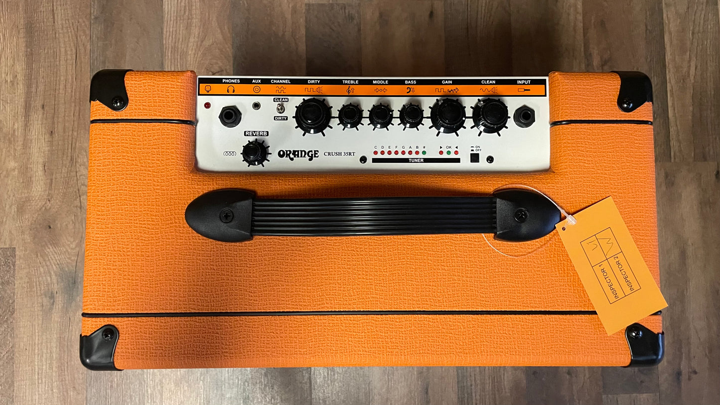 Orange Amplifiers Crush 35RT 35W 1x10 Guitar Combo Amp Orange (NEW)