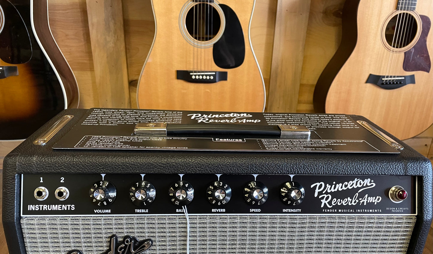 Fender '65 Princeton Reverb 1x10" 12-watt Tube Combo Amp (NEW)