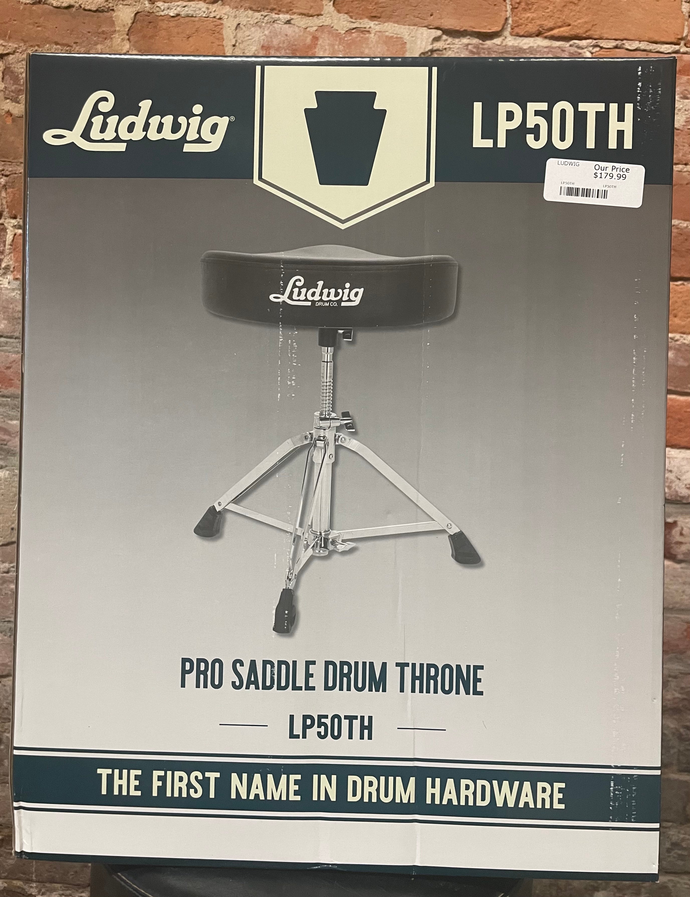 Ludwig LP50TH Pro Series Saddle Drum Throne (NEW) – Allen Music Shop