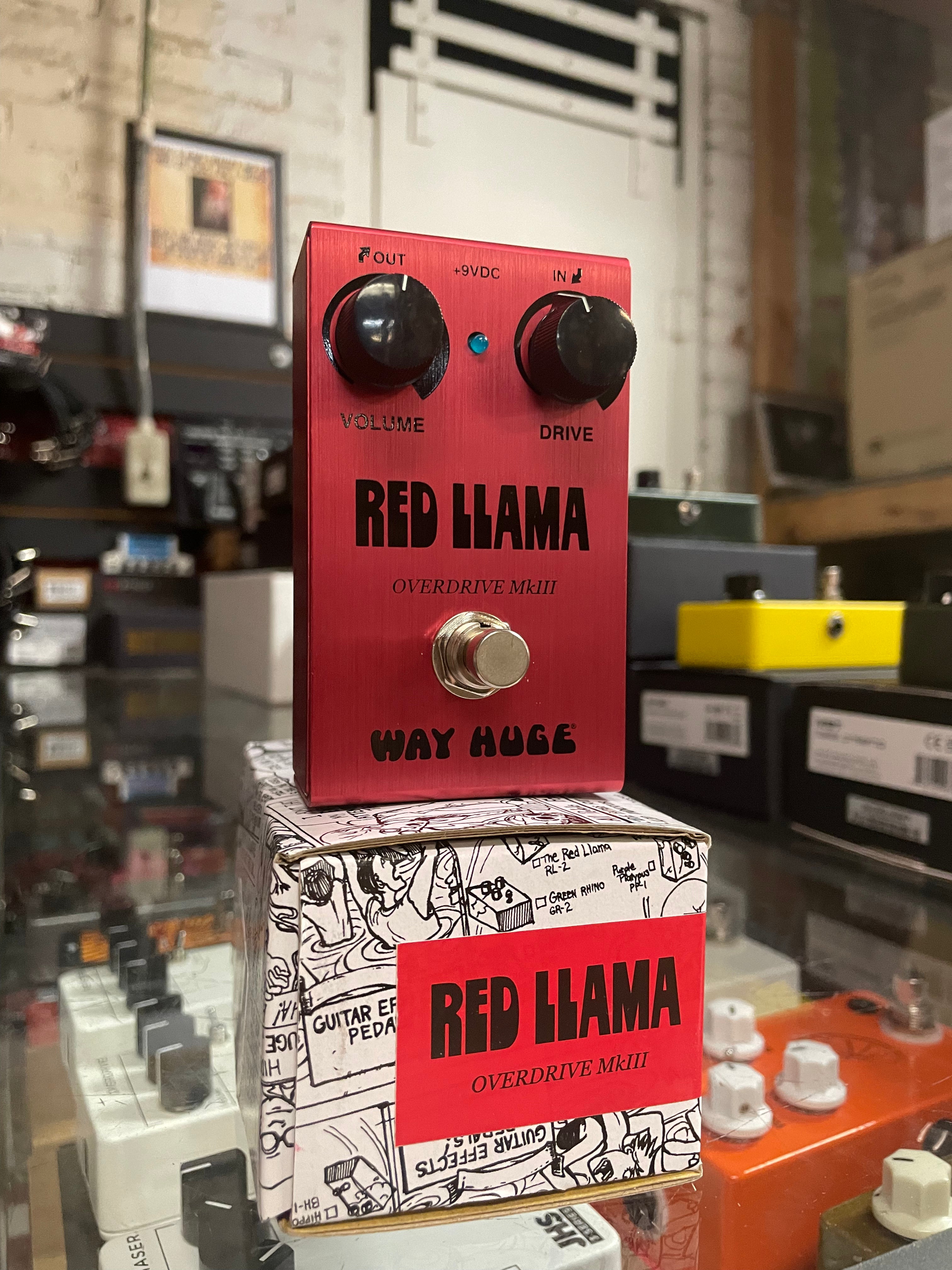 Way Huge Red Llama Overdrive MkIII Smalls Pedal (NEW) – Allen Music Shop