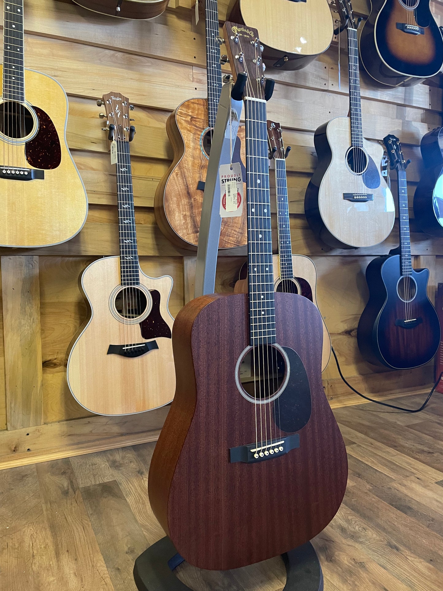 Martin D-10E Road Series - Natural Sapele (NEW)