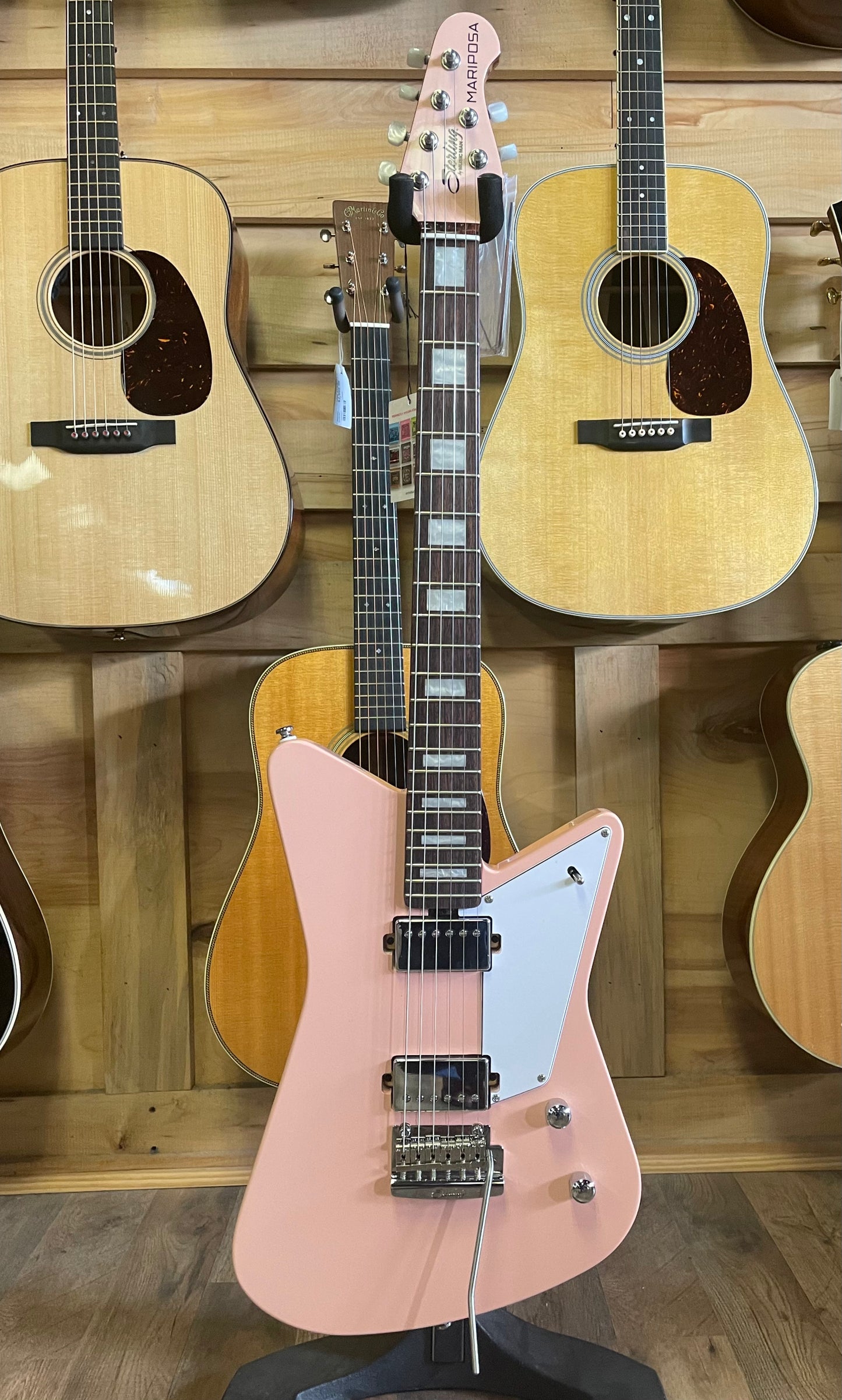 Sterling By Music Man Mariposa Electric Guitar - Pueblo Pink (NEW)