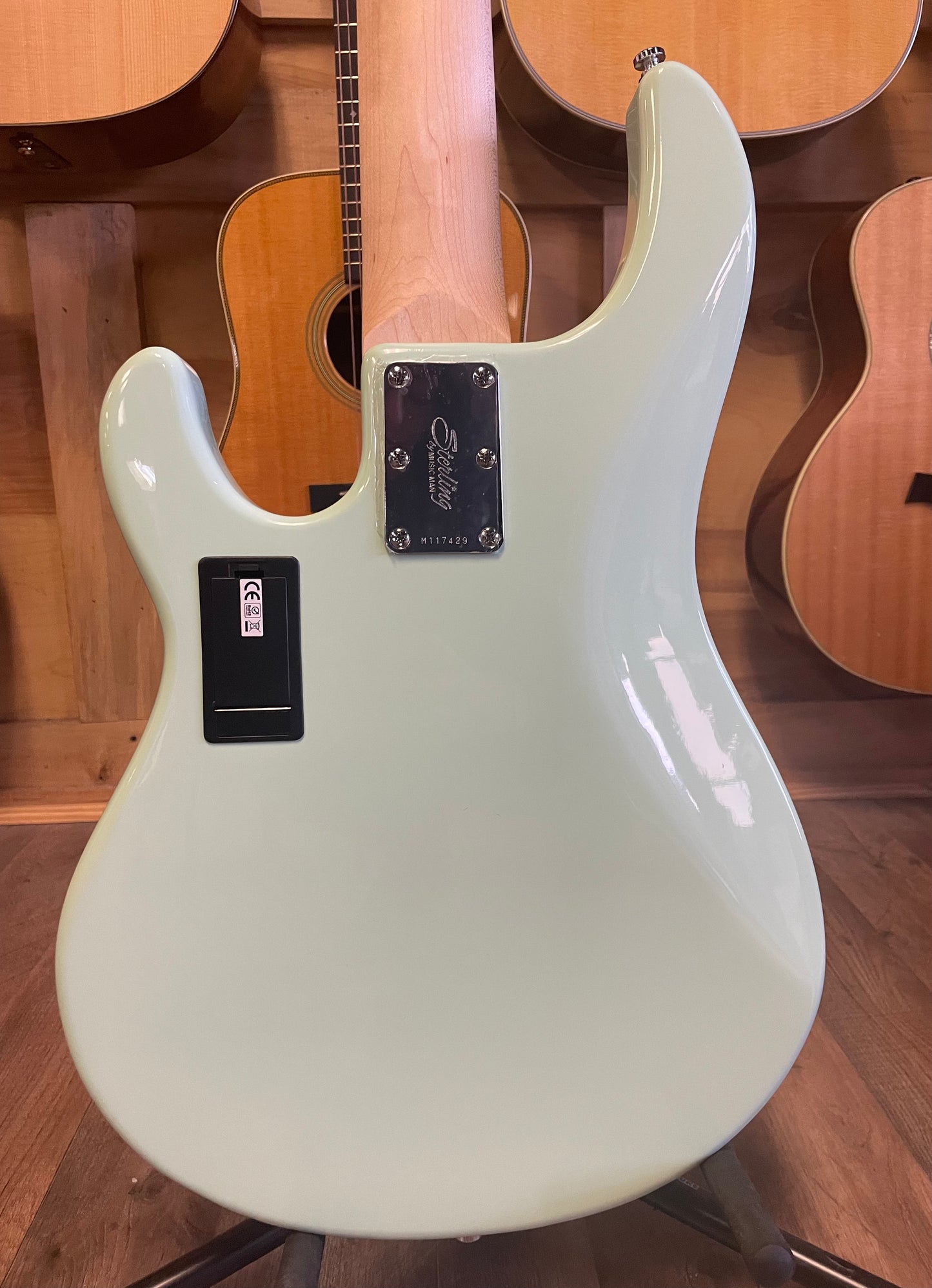 Sterling By Music Man StingRay RAY5 Bass Guitar - Mint Green
