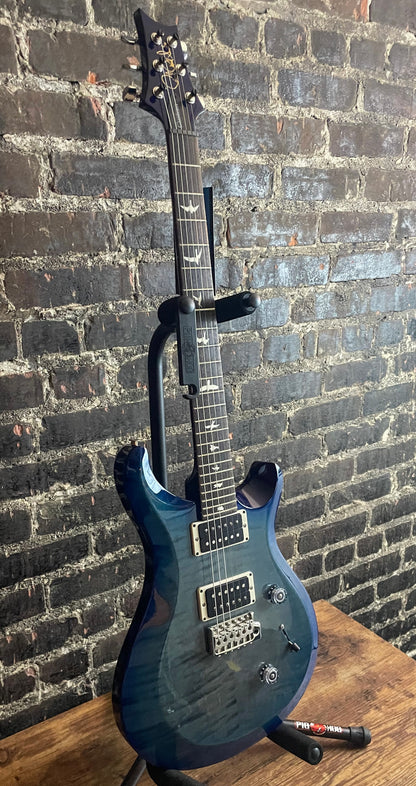 PRS S2 Custom 24 Electric Guitar - Faded Gray Black Blue Burst