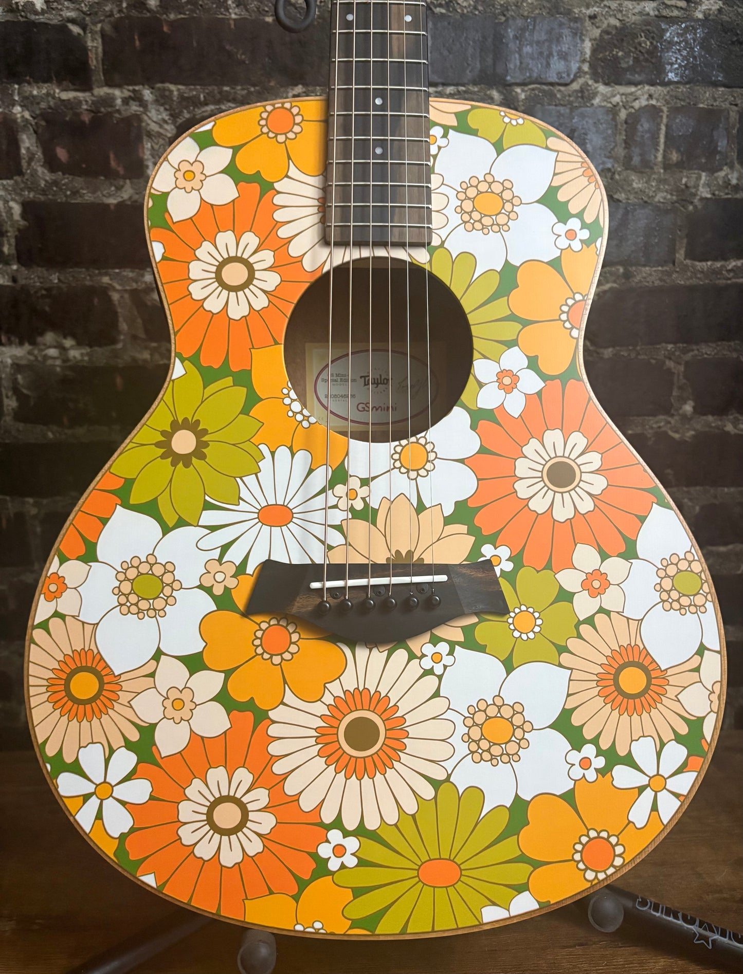 Taylor GS Mini-e Special Edition Acoustic-electric Guitar - Green Floral