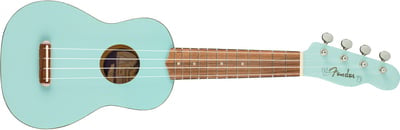 Fender Venice Soprano Ukulele, Daphne Blue