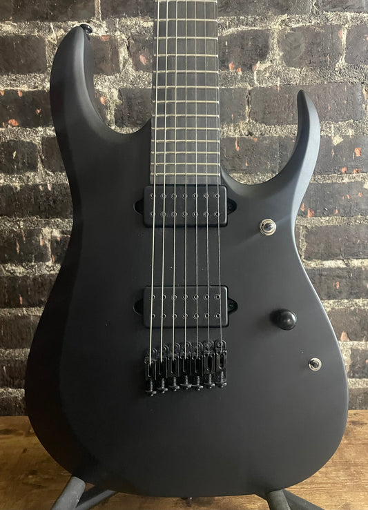 Ibanez Iron Label RGDRB71 Electric Guitar - Black