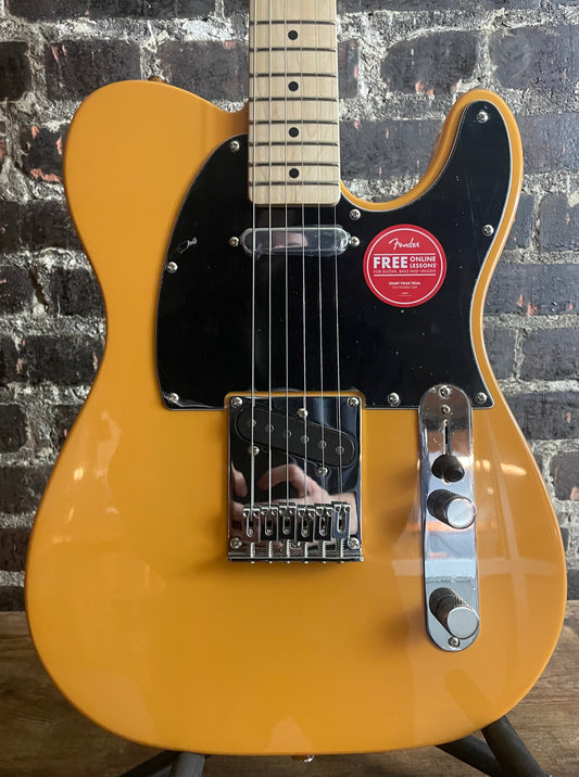 Squier Affinity Series Telecaster Electric Guitar - Butterscotch Blonde with Maple Fingerboard
