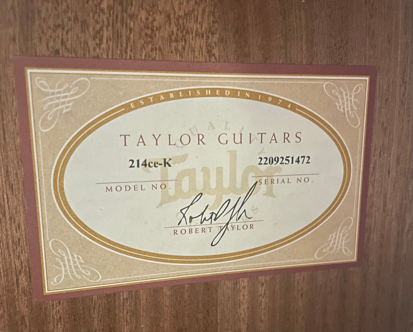 2021 Taylor 214cek (USED)