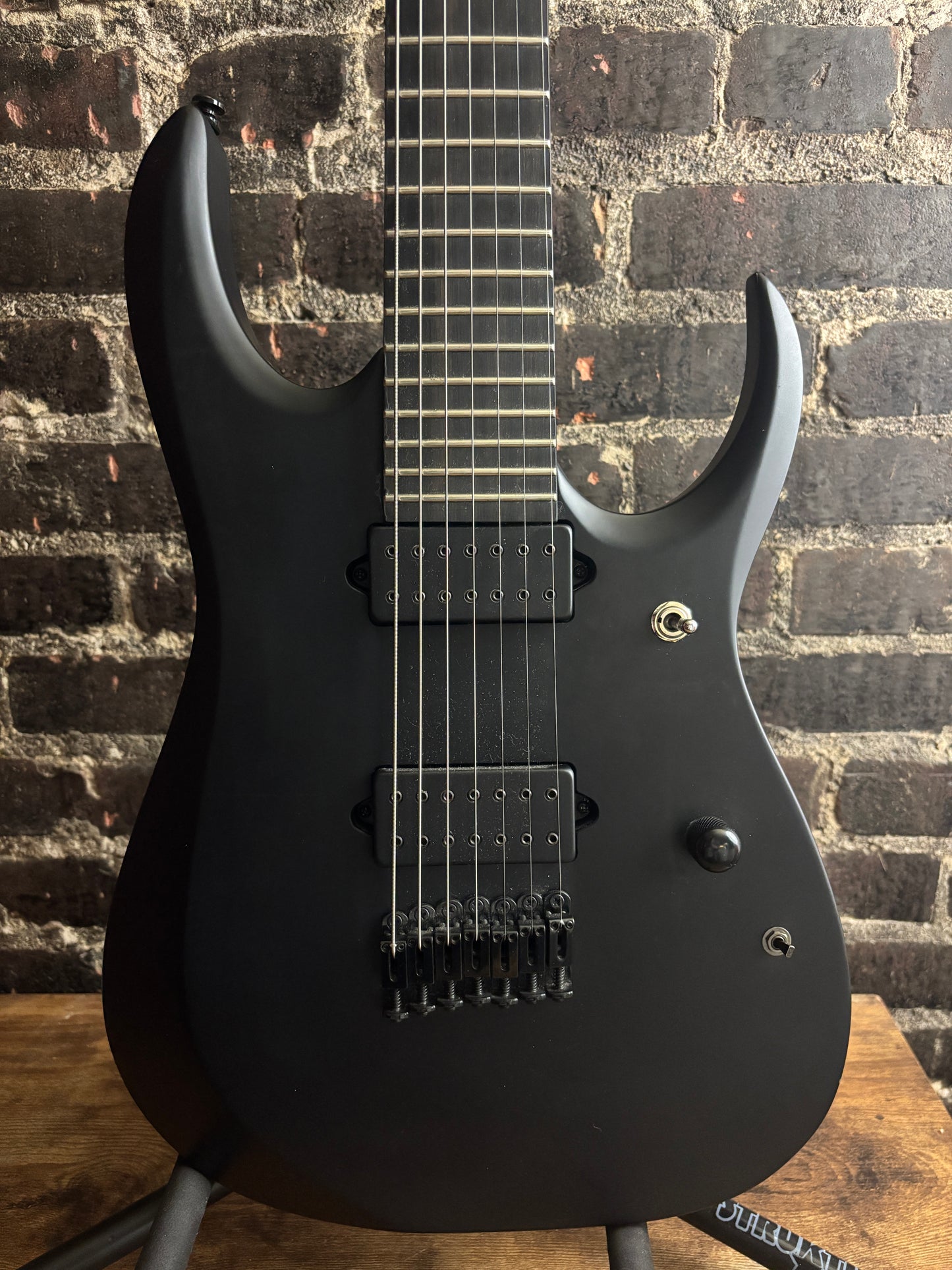Ibanez RGDRB71-BKF Iron Label (USED)