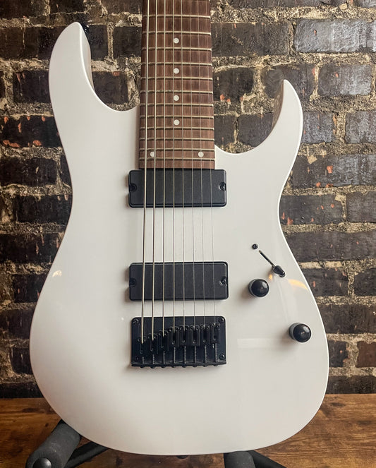 2023 Ibanez RG8 8-String Electric Guitar White (USED)