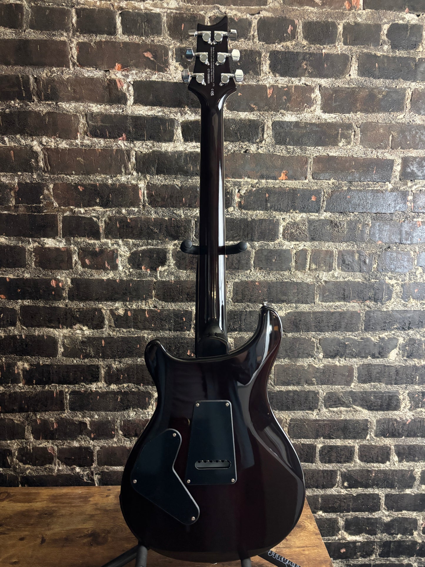 PRS SE Custom 24 Semi-Hollow Piezo - Orange Tiger Smokeburst