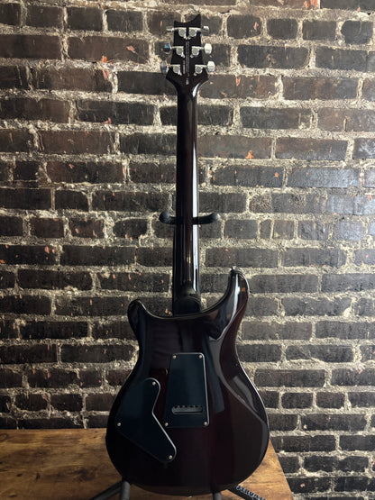 PRS SE Custom 24 Semi-Hollow Piezo - Orange Tiger Smokeburst
