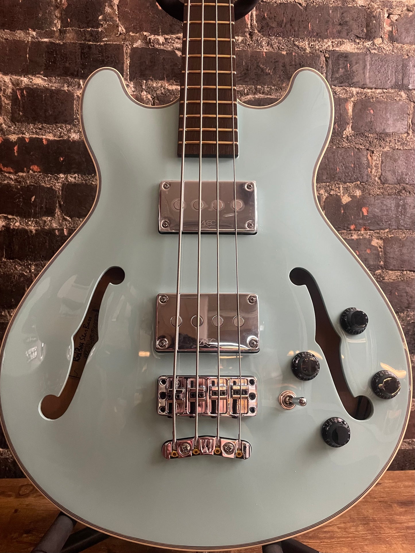 Warwick RockBass Star Bass 4-string Hollowbody Electric Bass - Daphne Blue