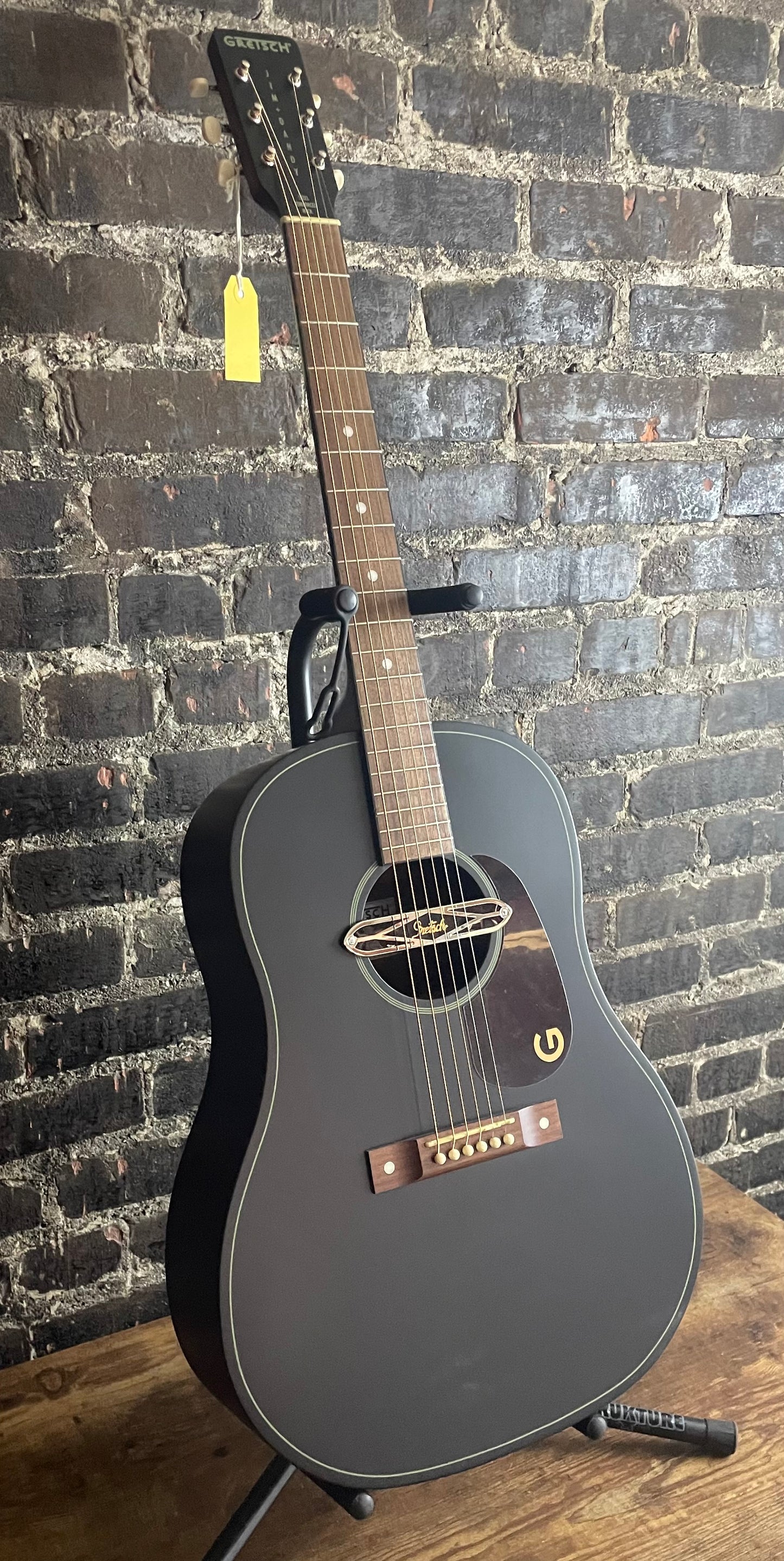 Gretsch Jim Dandy Deltoluxe Dreadnought Acoustic-electric Guitar - Black