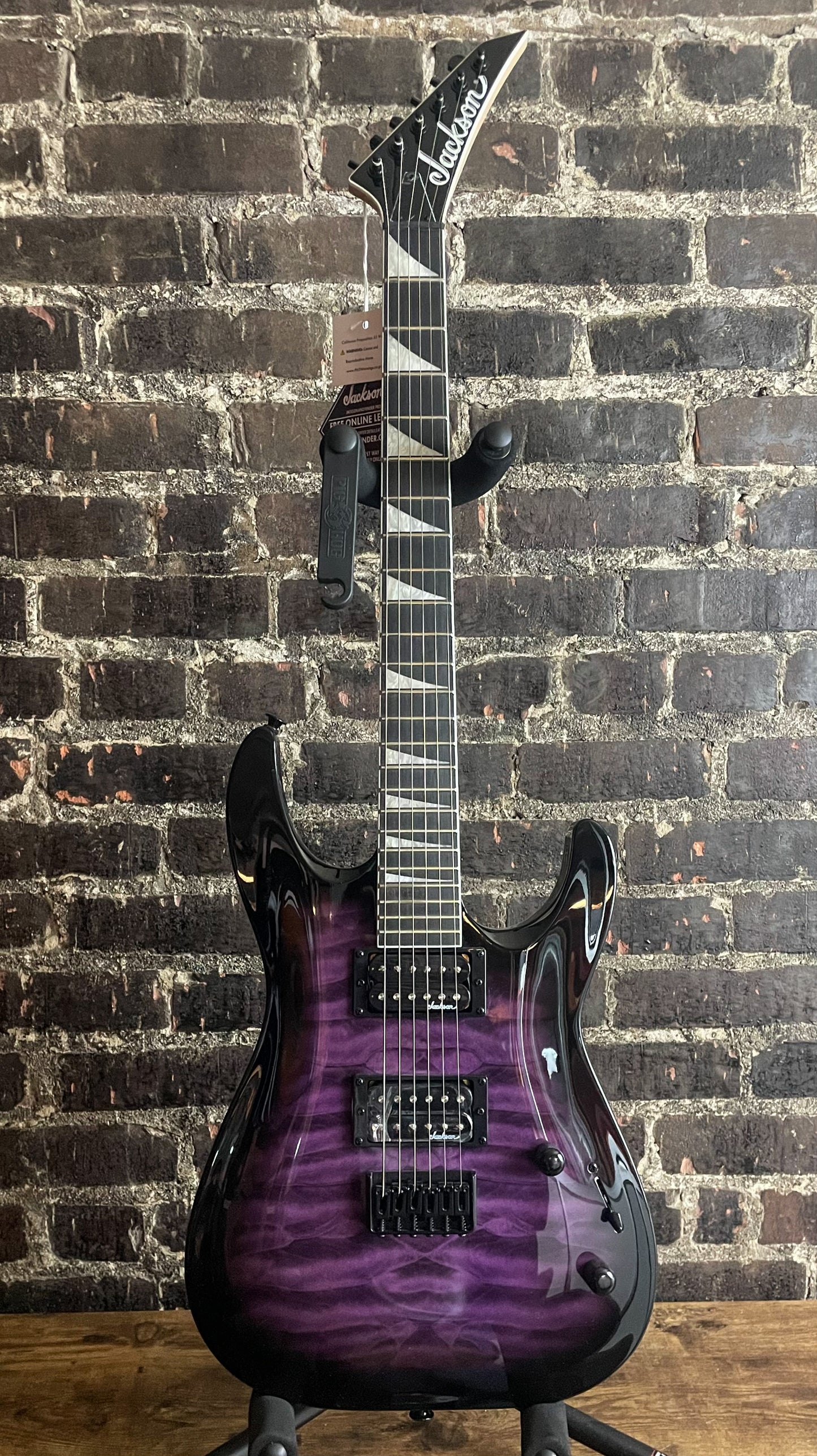 Jackson JS Series Dinky Arch Top JS32Q DKA HT Electric Guitar - Transparent Purple Burst