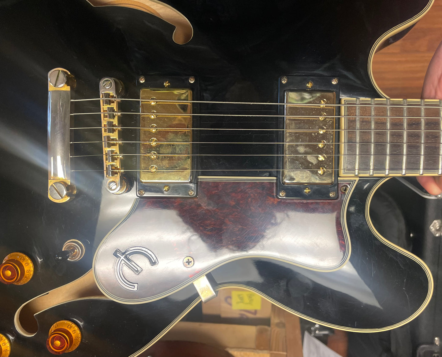 Factory 2nd Epiphone Sheraton II-Ebony (USED)