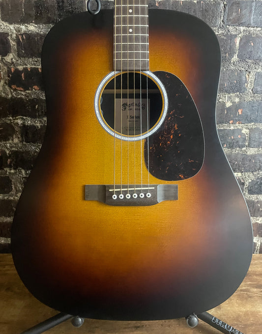 Martin D-X2E Dreadnought Acoustic-electric Guitar - Ziricote Burst