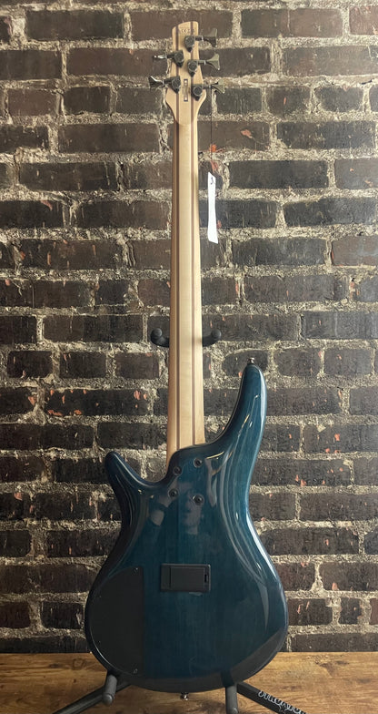 Ibanez SR Standard SR400EQM Bass Guitar - Stained Cosmic Blue Starburst