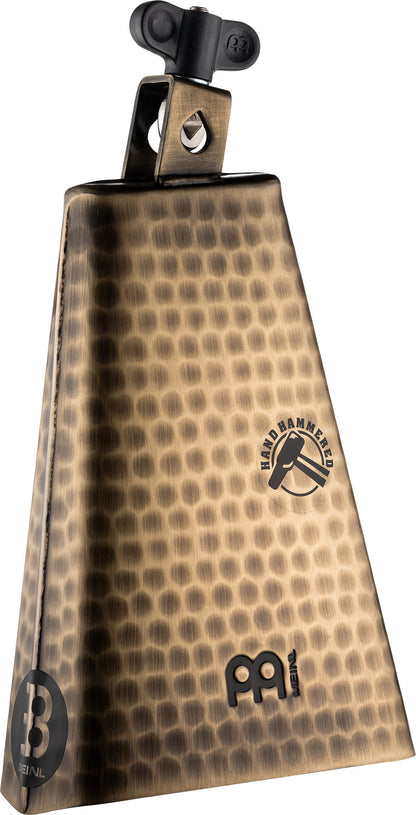 MEINL Percussion Hammered Series Timbales Big Mouth Cowbell 8"-Gold (NEW)