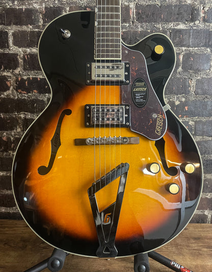 Gretsch G2420 Streamliner Hollowbody Electric Guitar with Chromatic II Tailpiece - Aged Brooklyn Burst