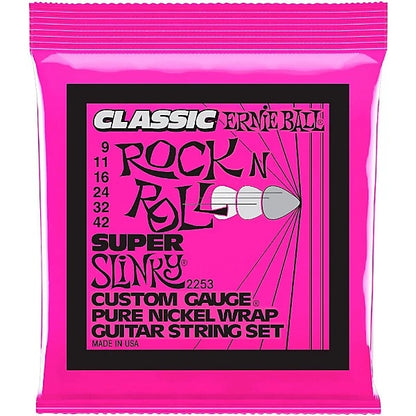 Ernie Ball 2253 Super Slinky Pure Nickel Electric Guitar Strings