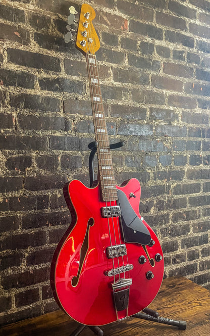2013 Fender Modern Player Coronado Bass-Candy Apple Red