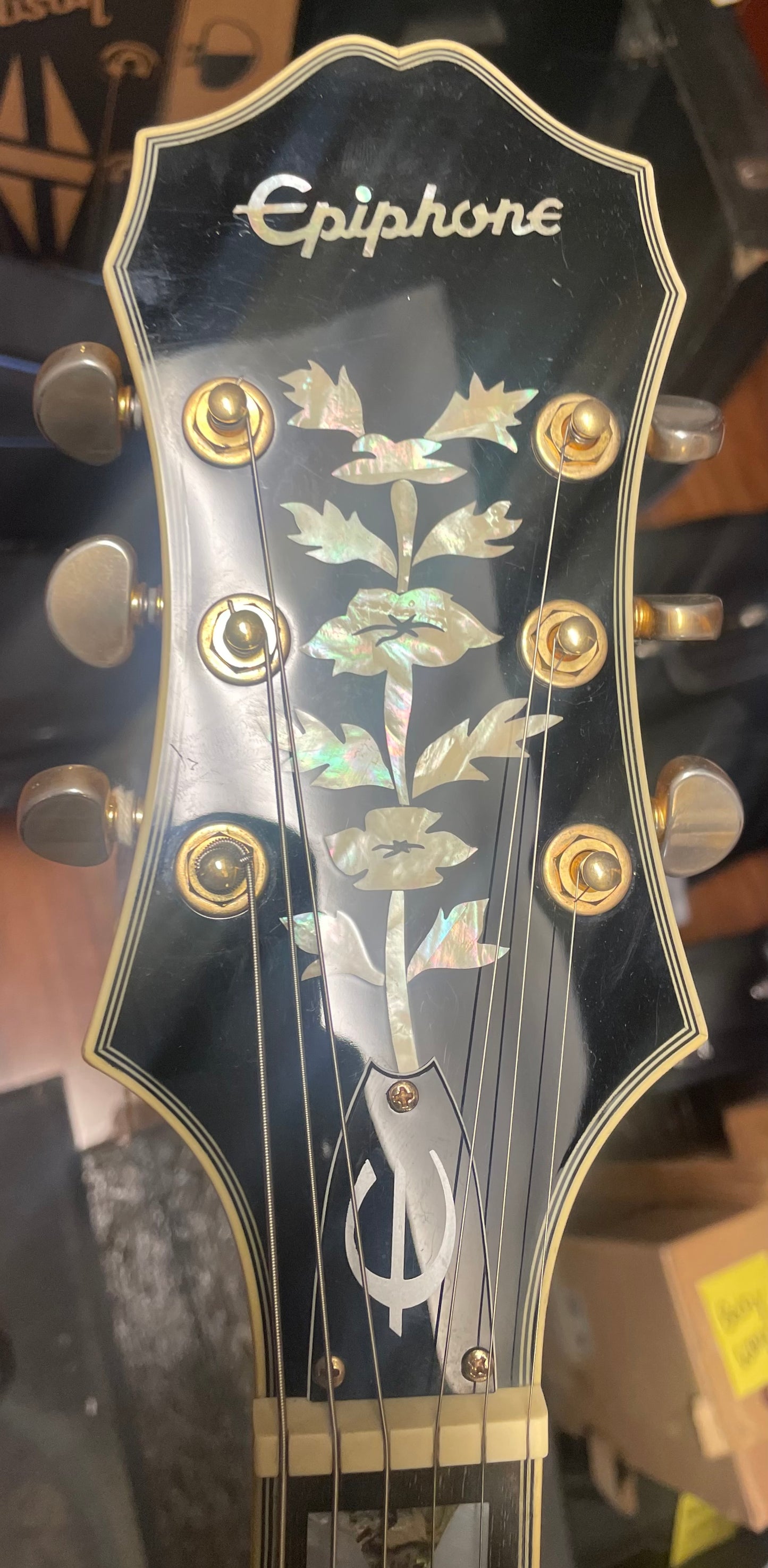 Factory 2nd Epiphone Sheraton II-Ebony (USED)