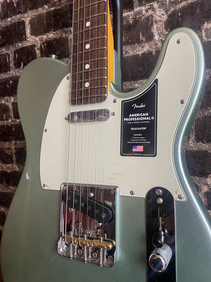 2023 Fender American Professional II Telecaster - Mystic Surf Green with Rosewood Fingerboard (USED)