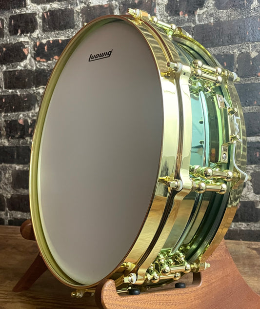 Ludwig Carl Palmer "Venus" Signature Snare Drum - 3.7 x 14 inches, Lacquered Green