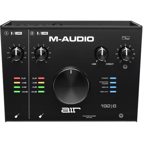 M-Audio AIR 192|6 Desktop 2x2 USB Type-C Audio/MIDI Interface (NEW)