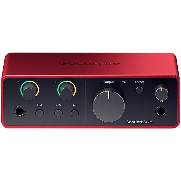 Focusrite Scarlett Solo USB-C Audio Interface (Gen 4)