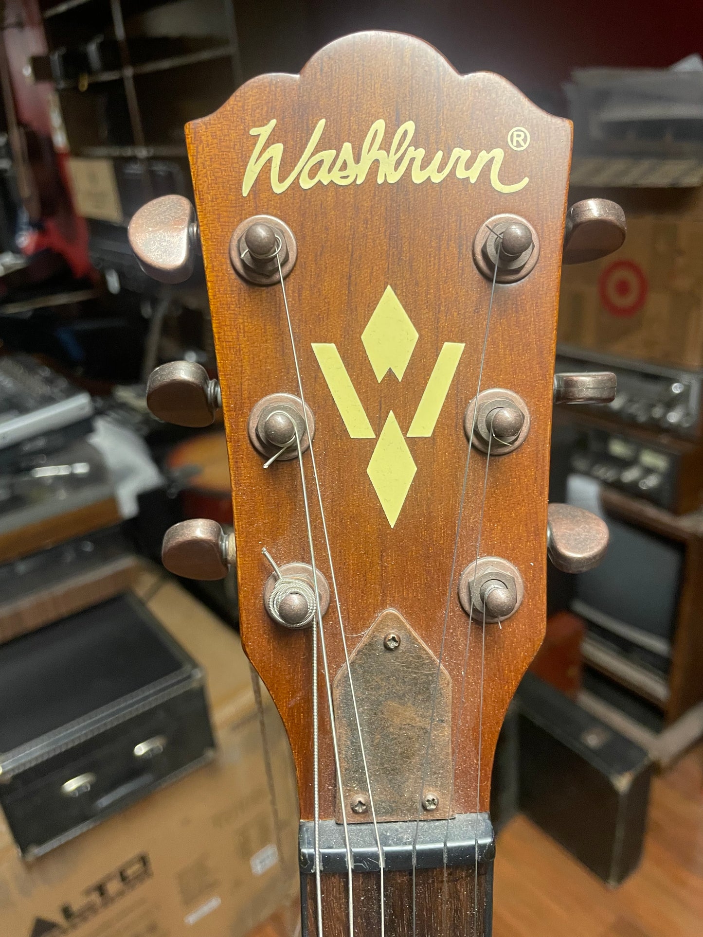 Washburn HB32DM Hollowbody Electric - Distressed Matte (USED)