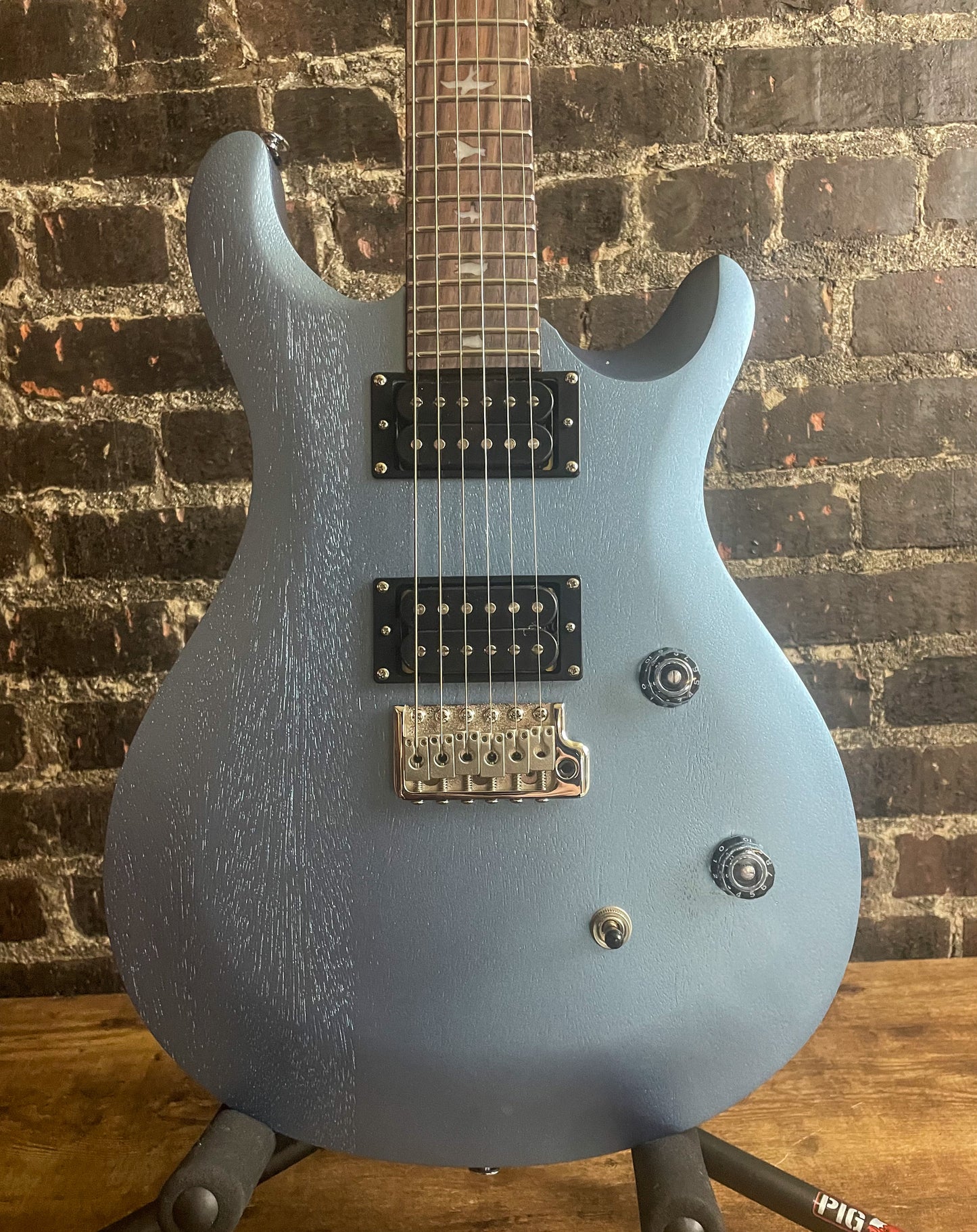 PRS SE CE 24 Standard Satin Electric Guitar - Ice Blue Metallic Satin