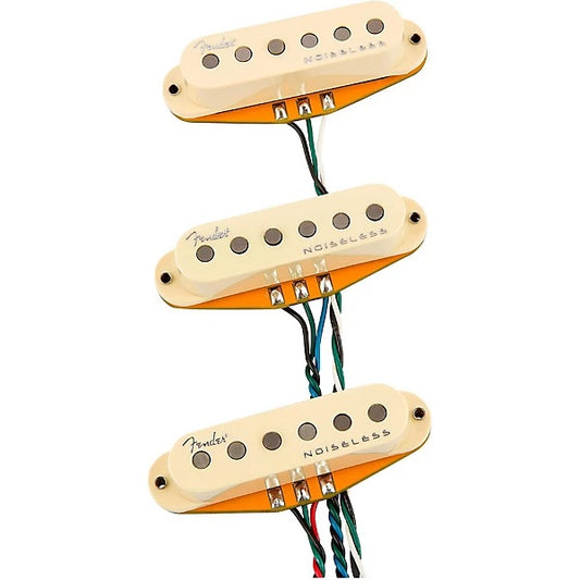 Fender Gen 4 Noiseless Stratocaster Pickups Set of 3-Aged White