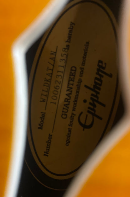 2010 Epiphone Wildkat - Sunrise Orange (USED)