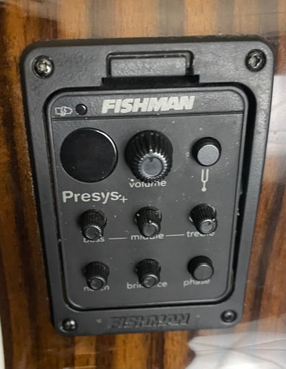 2022 Zager ZAD80CE Acoustic Electric Pro Series Smaller “OM” Size (USED)