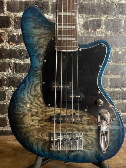 Ibanez Talman Bass Standard - Cosmic Blue Starburst