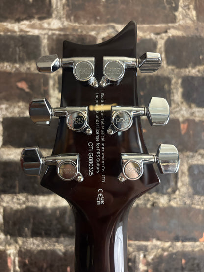 PRS SE Custom 24 Semi-Hollow Piezo - Orange Tiger Smokeburst