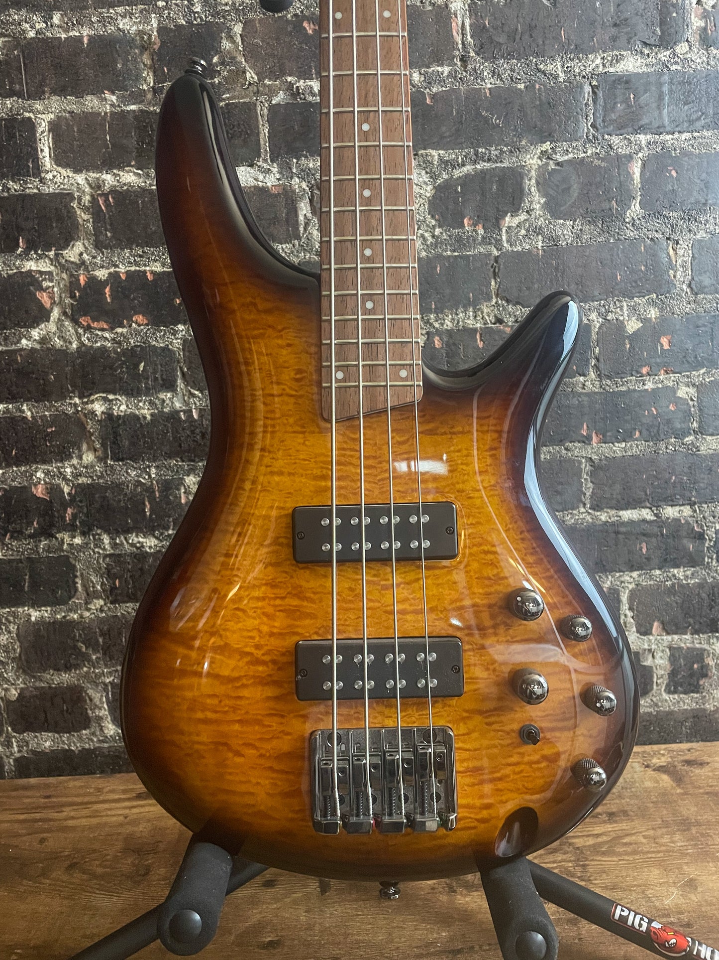 Ibanez Standard SR400EQM Bass Guitar - Dragon Eye Burst