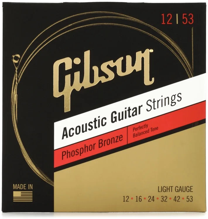 Gibson SAG-PB12 Phosphor Bronze Light 12-53