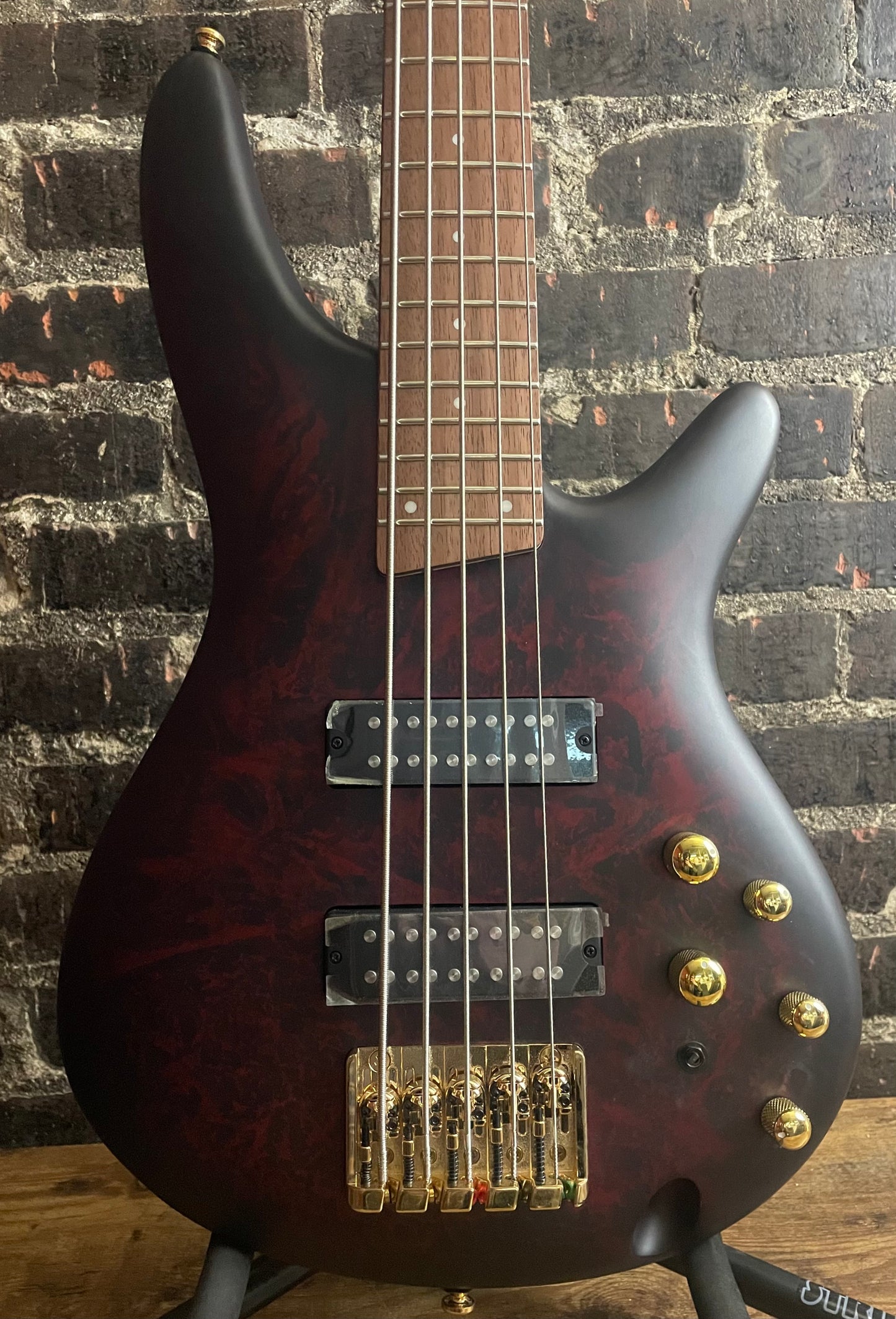 Ibanez SR300EDX Electric Bass Guitar - Wine Red Frozen Matte