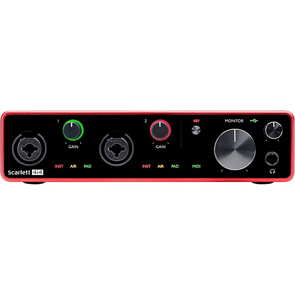 Focusrite Scarlett 4i4 USB Audio Interface (Gen 3)