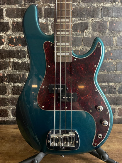 2021 G&L Tribute LB-100 Bass Guitar - Emerald Blue (USED)