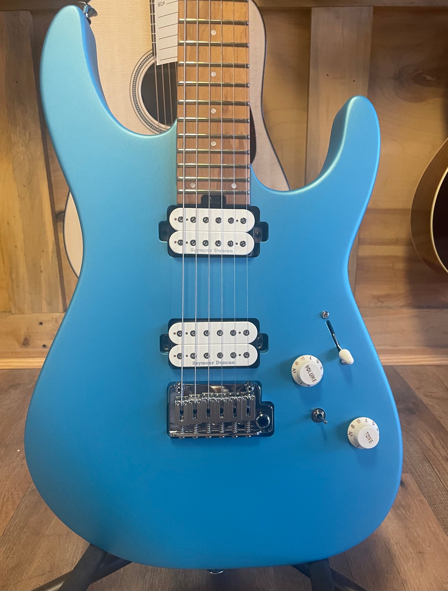 Charvel Pro-Mod DK24 HH 2PT Electric Guitar - Matte Blue Frost