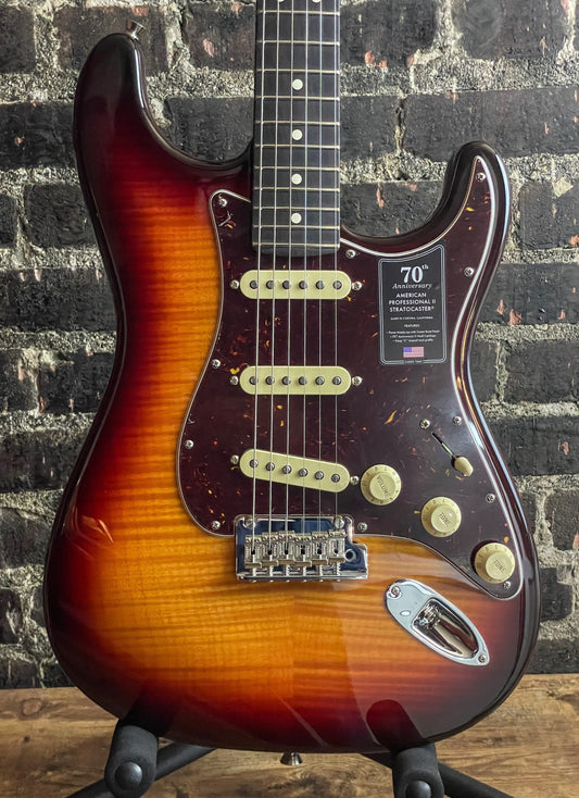 Fender 70th-Anniversary American Professional II Stratocaster Electric Guitar with Rosewood Fingerboard - Comet Burst