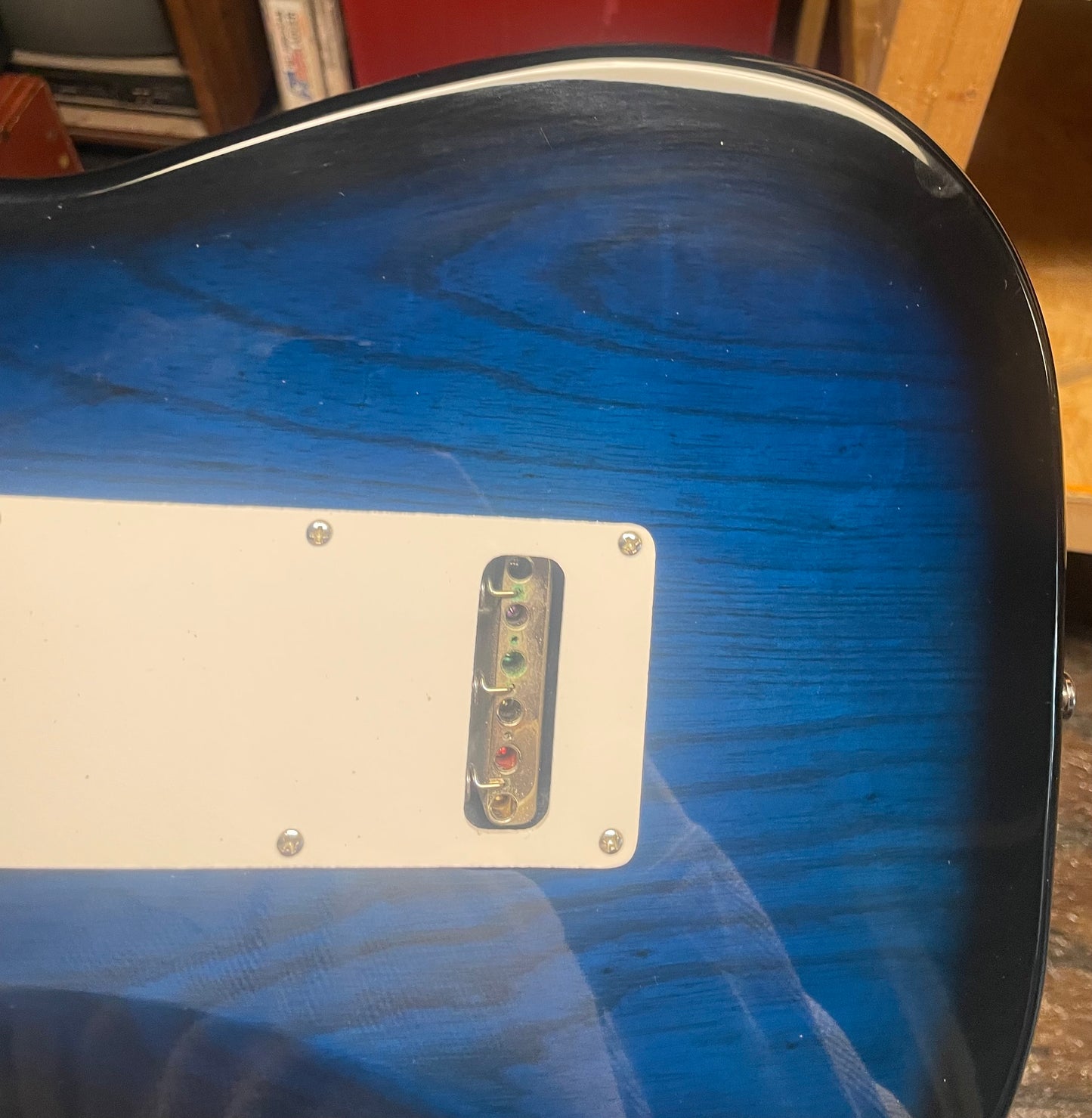 2015 Left Handed G&L Tribute Legacy- Electric Guitar Blue Burst (USED)